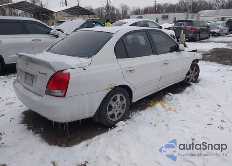 2002 Hyundai Elantra Gls z USA, uszkodzony, nr VIN KMHDN45DX2U454348